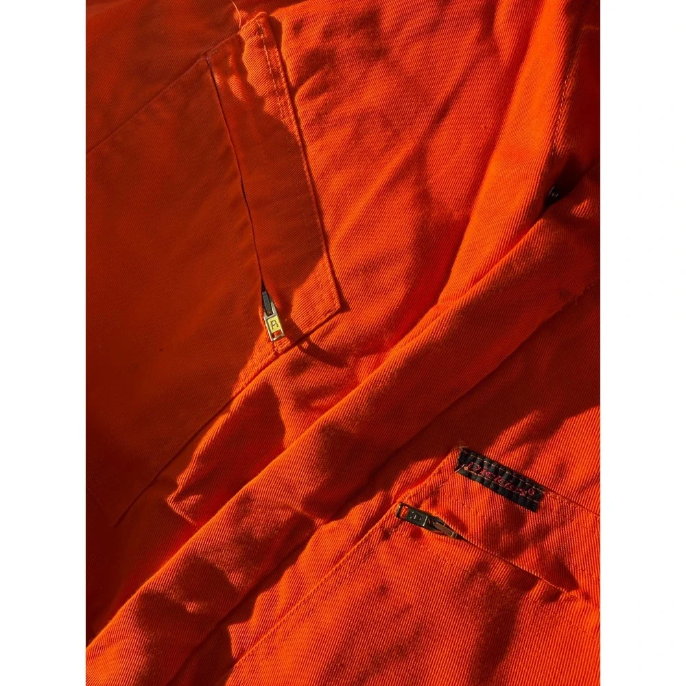 Flamemaster  FR Men's Flame Retardant Coveralls Orange Jumpsuit‎ EN 531 Size 46